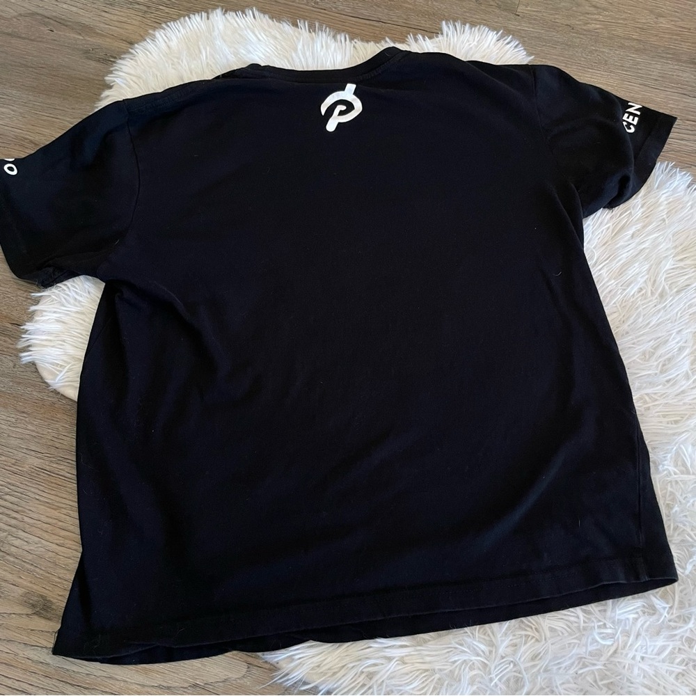 Peloton Century Club T-Shirt Black Logo Graphic Cotton Cycling Workout XS - Picture 8 of 8